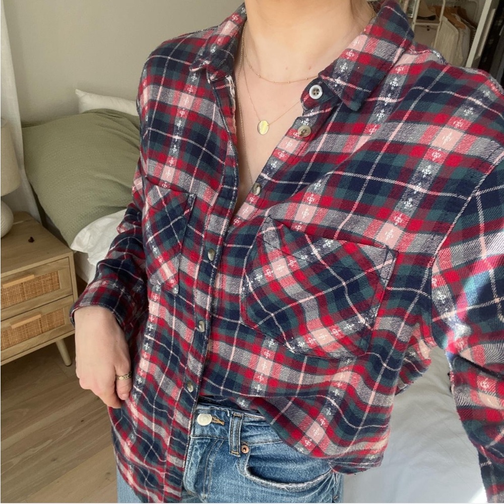 Multicolor plaid shirt